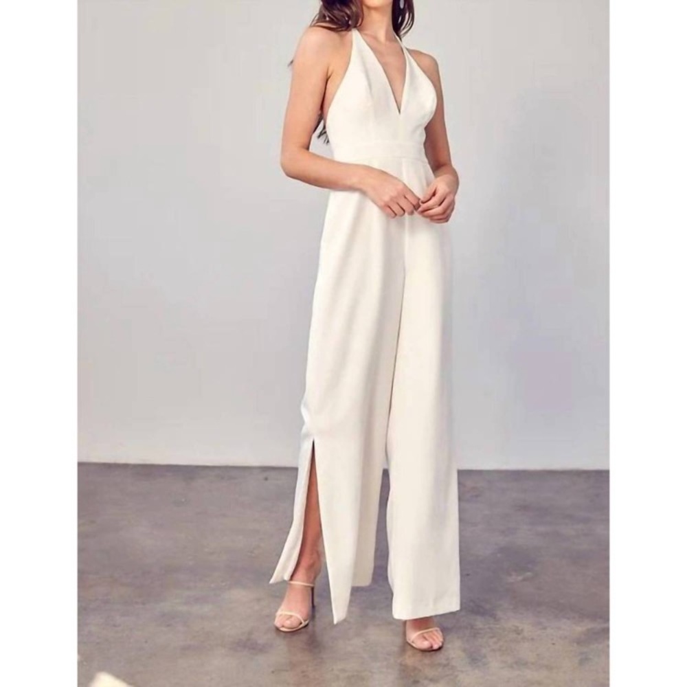 NEW DO+BE woven jumpsuit in white
